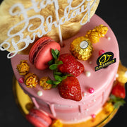 Pink Drop Strawberry Designer Cake