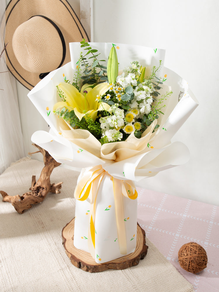 flower bouquet lily Bright Elegance