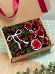 Elegant Red Fruit Box (M)