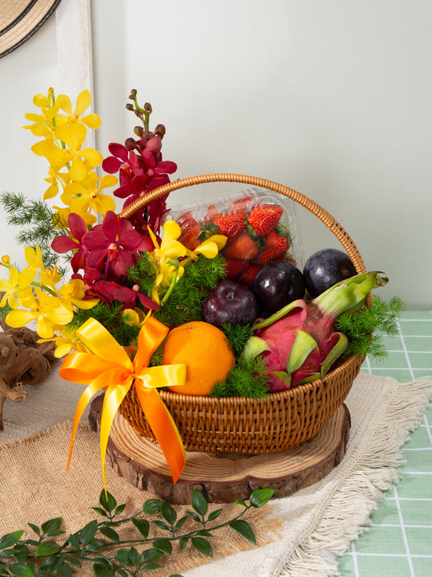 Gold Radiance Fruit Basket