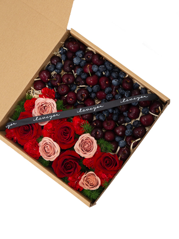 Rose Cherry Fruit Box (L)