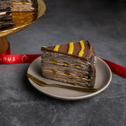 Chocolate Banana Crepe Cake