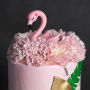 Flamingo Theme Cake