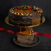 Hazelnut Chocolate Crepe Cake