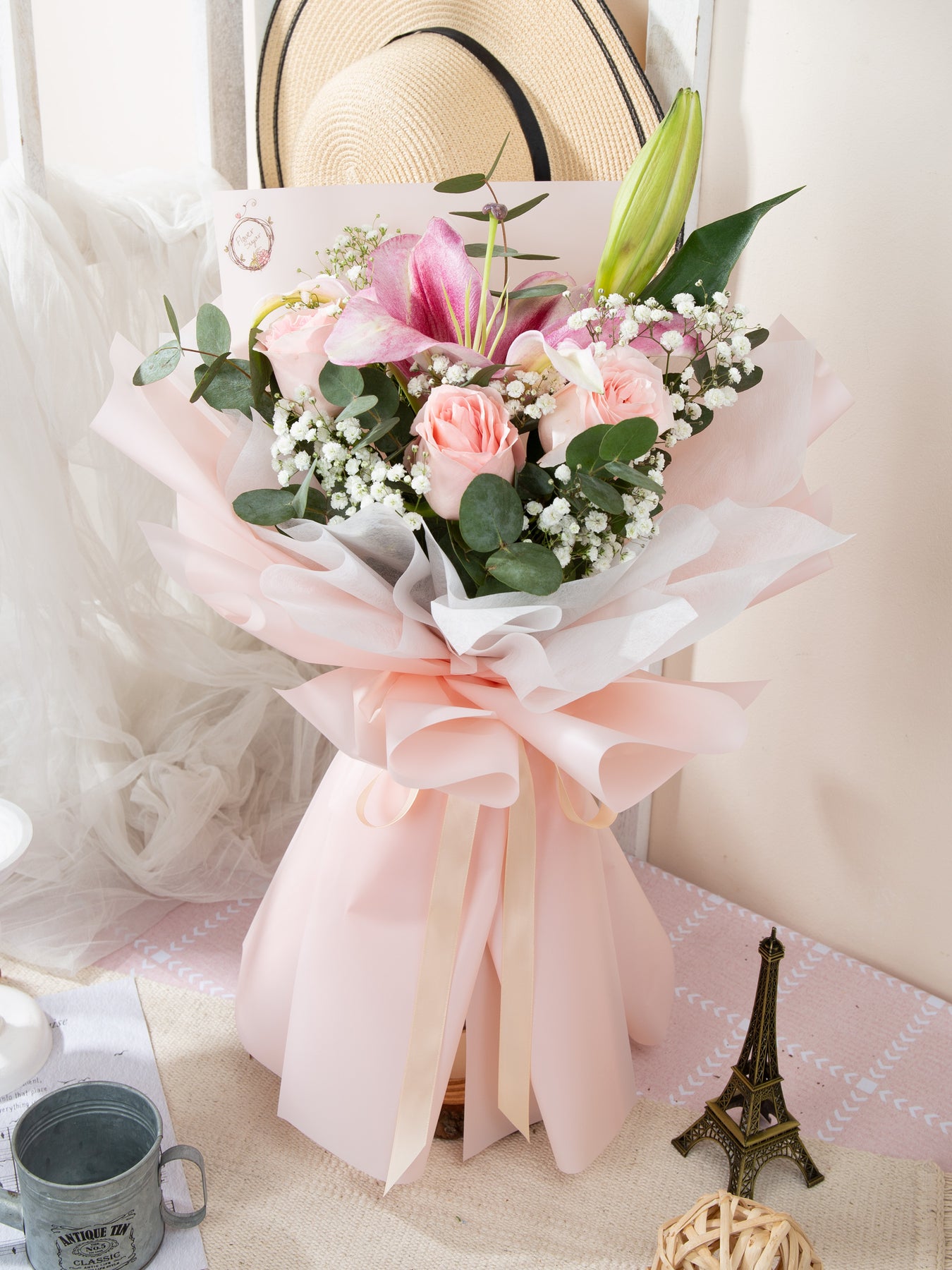 lily breath flower Pink Gracious