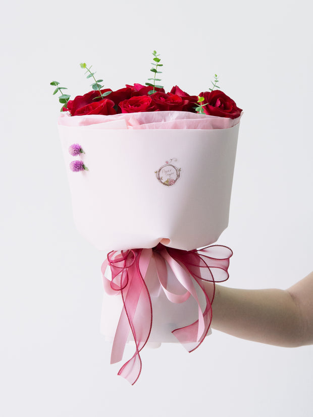 Red Rose Rome Rome | Red Roses Flower Bouquet – Flower Sugar