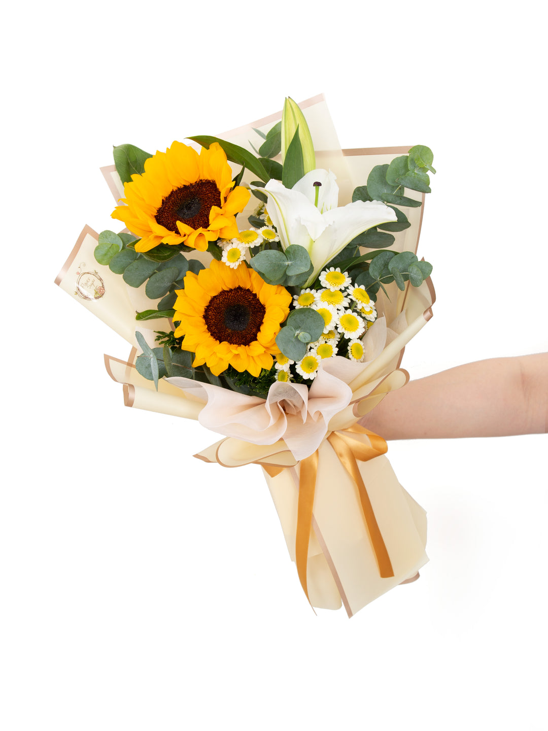 sunflower and tiger lily bouquet Sunny Days