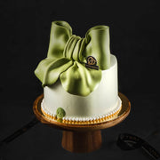 Willow Green Ribbon Cake